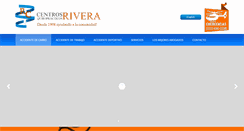 Desktop Screenshot of centrosquiropracticosrivera.com